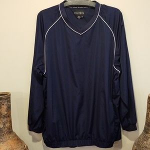 FootJoy Golf Pullover - Navy & White - 3XL
